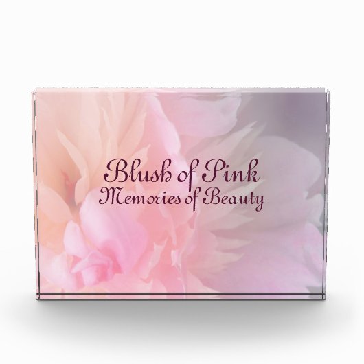 Blozende Roze Bloemliefde Fotoboek Fotoblokken (Voorkant)