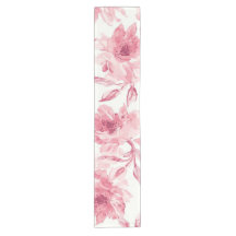 Blozende Roze Bloesems Waterverf Geschilderde Luch