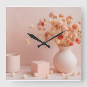 Blozende Roze Boho Gedroogde Bloemen klok