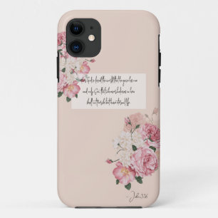 Blozende Roze Geloof Omringde Wijsheid Case-Mate iPhone Case
