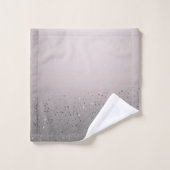 Blozende Roze Glitter Glans Bad Handdoek (Wasdoekje)