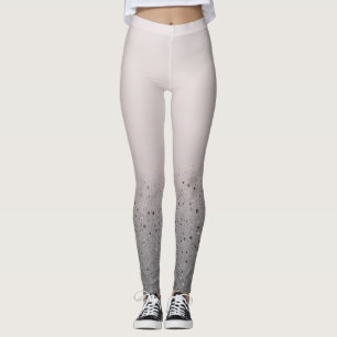 Blozende Roze Glitter Glans Leggings