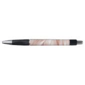 Blozende Roze Golvende Strepen Pen (Voorkant)