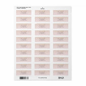 Blozende Roze & Gouden Confetti Moderne Verlovings Etiket (Full Sheet)