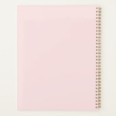 Blozende Roze Hart Zonnebril Citaat Planner (Achterkant)