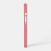Blozende Roze Initiële Naam Monogram Minimaal Mode iPhone 16 Hoesje (Linkerkant)