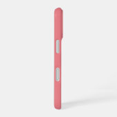 Blozende Roze Initiële Naam Monogram Minimaal Mode iPhone 16 Hoesje (Rechterkant)