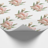 Blozende Roze Iris Cadeaupapier (Hoek)