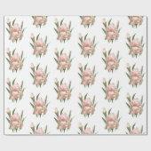 Blozende Roze Iris Cadeaupapier (Vlak)