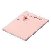 Blozende Roze Libel Dromen Notitieblok (Linkerzijde)