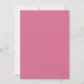Blozende Roze Luchtige Aquarel Bruiloft Kaart (Achterkant)