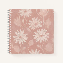 Blozende Roze Madeliefjes Bloemmotief Notitieboek