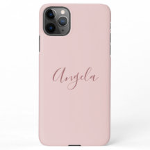 Blozende Roze met Donkere Naam of Monogram Set
