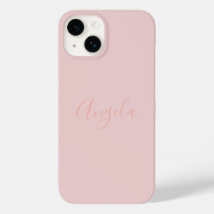 Blozende Roze met Naam iPhone 14 Case-Mate iPhone 14 Hoesje