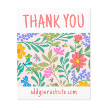 Blozende Roze Mooie Bloemige Bedankt Voor Uw Aanko