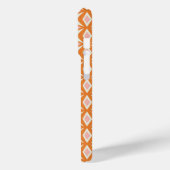 Blozende Roze Oranje Diamant Monogram Case-Mate iPhone Case (Achterkant / Links)