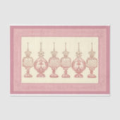 Blozende Roze Parfumflesjes Decanteerflessen AD7 D Tissuepapier (Voorkant)