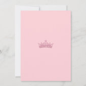 Blozende Roze Quinceanera Kaart (Achterkant)