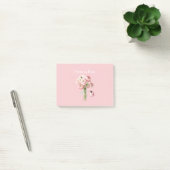 Blozende Roze Ranunculus Bloemen Lieveheersbeestje Post-it® Notes (Kantoor)