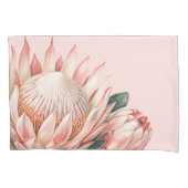Blozende Roze Romantische Waterverf Bloem Kussensloop (Voorkant)