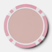 Blozende Roze Rozen Bloemig Poker Chips (Achterkant)