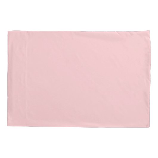 Blozende Roze Script Naam Monogram Kussensloop (Achterkant-Links)