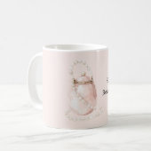 Blozende Roze Tas Parels Koffiemok (Voorkant links)