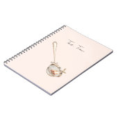 Blozende Roze Theetijd Notitieboek (Linkerzijde)