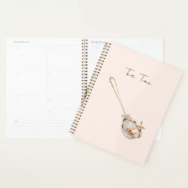 Blozende Roze Theetijd Planner