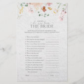 Blozende Roze Tuin Bloemen Bruidsdouche Spel (Voorkant)