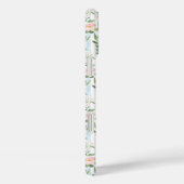 Blozende Roze Waterverf Gestreepte Persoonlijke Case-Mate iPhone Case (Achterkant / Rechts)