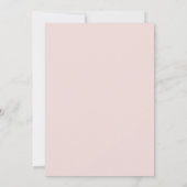 Blozende Roze Whimsical Lente Bruiloft Kaart (Achterkant)