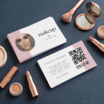 Blozende Roze Witte Foto MUA QR Code Sociale Icone