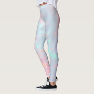 Blozende Roze Zachte Mint Goud Luxe Moderne Collec Leggings