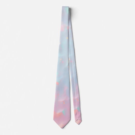 Blozende Roze Zachte Mint Goud Luxe Moderne Collec Stropdas (Voorkant)
