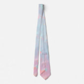 Blozende Roze Zachte Mint Goud Luxe Moderne Collec Stropdas (Achterkant)