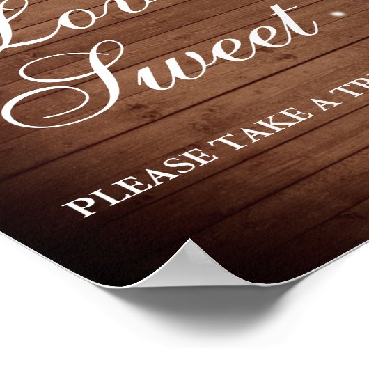 Blozende Rozen Bloemige Groene Huwelijks Dessert B Poster (Hoek)