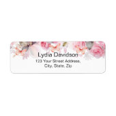Blozende Rozen Retouradres Etiket (Voorkant)