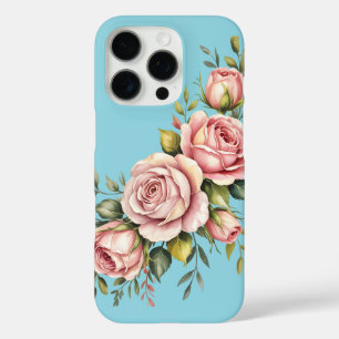 Blozende Rozen Tuin – Aquarel Bloemen iPhone 16 Pro Hoesje
