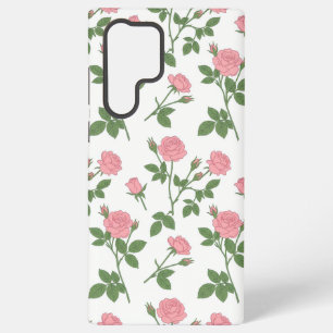 Blozende Rozen Tuin   Roze Roos Bloemige Samsung T Galaxy Hoesje