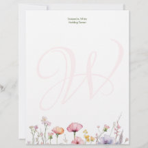 Blozende Tuin Aquarel Persoonlijk