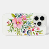 Blozende Tuin Waterverf Bloemenboeket Case-Mate iPhone Case (Achterkant (horizontaal))