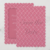 Blozende Valentijnsdag Save The Date (Voorkant / Achterkant)