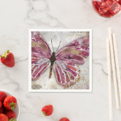 Blozende vlinder servet (Insitu)