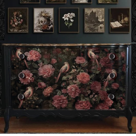 Blozende vogels tissuepapier