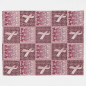 Blozende Vrouwelijkheid BCA Lint Fleece Deken (Voorkant (Horizontaal))