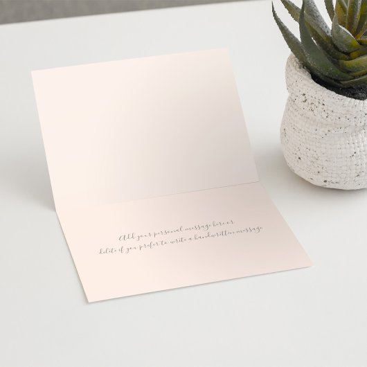 Blozende Waterverf Bloem Bruiloft Feest Bedankt