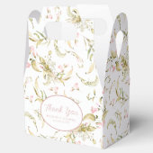 Blozende waterverf bloemen bruidsdouche puntzakje bedankdoosjes (Geopend)