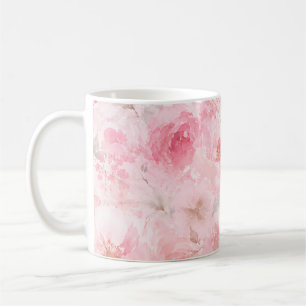 Blozende Waterverf Bloemen Koffiemok