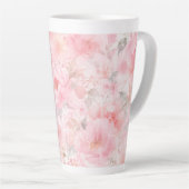 Blozende Waterverf Bloemen Latte Mok (Rechterhoek)